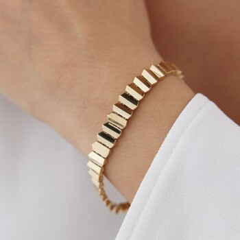 Üçgen Çatı Desenli Bileklik - Ali Altınbas