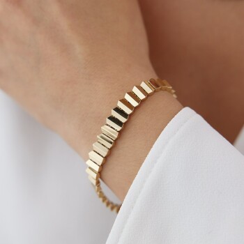 Üçgen Çatı Desenli Bileklik - Ali Altınbas (1)