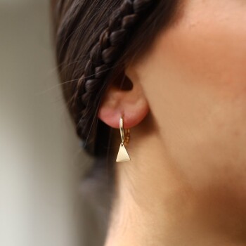 Üçgen Küpe - Alen