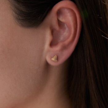 Üçgen Prizma Küpe - Rayna