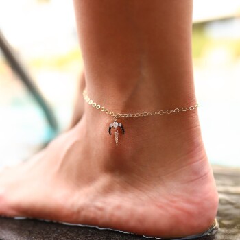 Üçgen Sallantılı Halhal - Alen