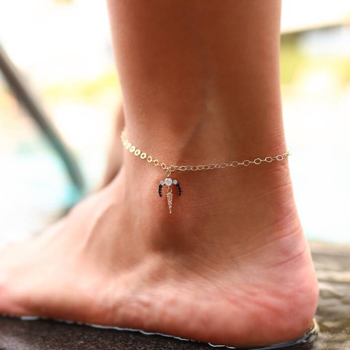 Üçgen Sallantılı Halhal - 1