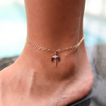 Üçgen Sallantılı Halhal - Alen (1)