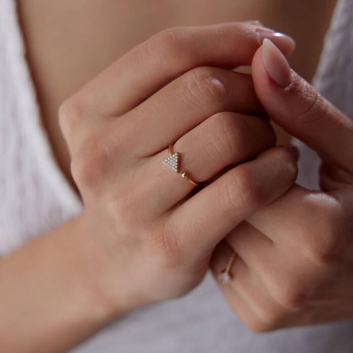 Üçgen Sarmal Yüzük - 3