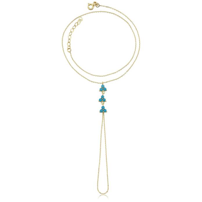 Üçlü Mavi Taşlı Şahmeran - 2