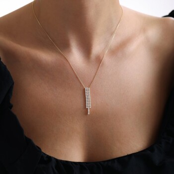 Üçlü Suyolu Kolye - Rayna