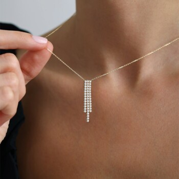 Üçlü Suyolu Kolye - Rayna (1)