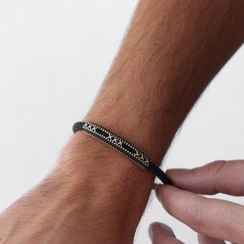 Üçlü X Model Erkek Bileklik - Koçak