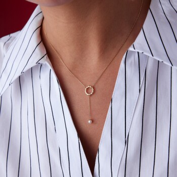 Üçlü Zincir İnci Kolye - RİTİM (1)