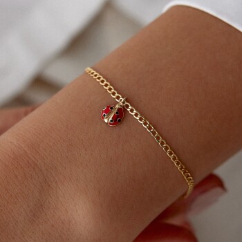 Uğur Böceği Charm Bileklik - Alen (1)