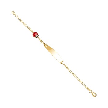 Uğur Böceği Figaro Zincir Çocuk Künyesi - Melike