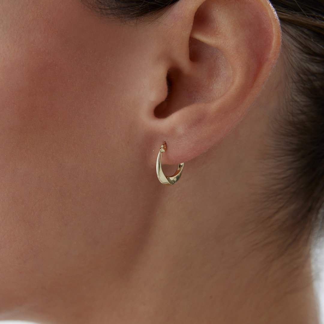 Ultra Mini Es Halka Küpe - 1