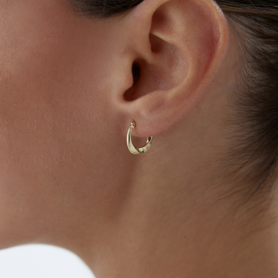 Ultra Mini Es Halka Küpe - 2