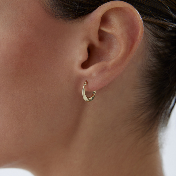 Ultra Mini Es Halka Küpe - Karacan