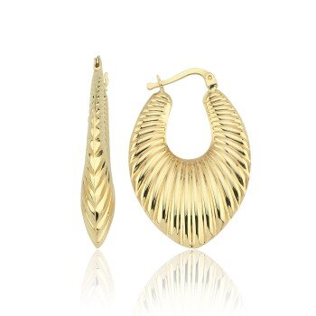 Uzun Midye Küpe - 2