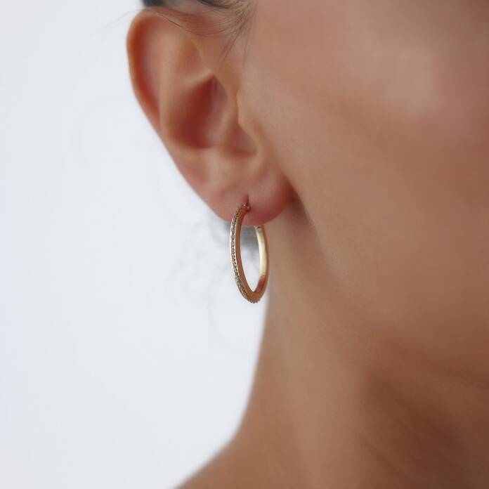 Viber Oval Küpe - 1