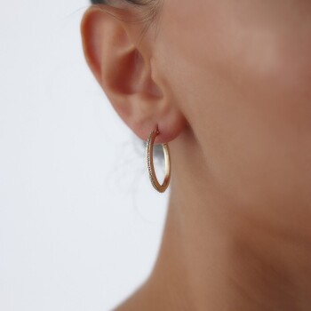 Viber Oval Küpe - Koçak