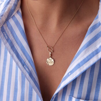 Vida Kilit Plaka Göz Kolye - 3