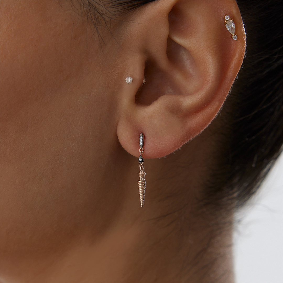 Black Vida Sallantılı Küpe - 1