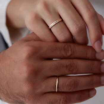 Vintage Çift Alyans - Tülay Alyans