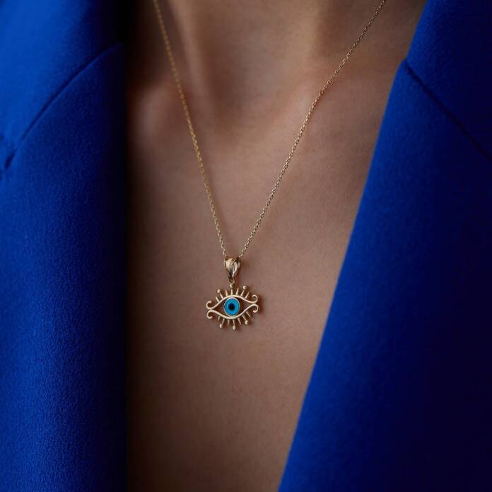 Vintage Göz Kolye - 3