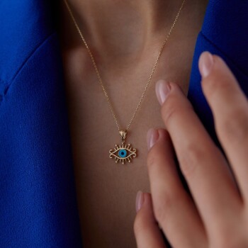 Vintage Göz Kolye - Özçelik