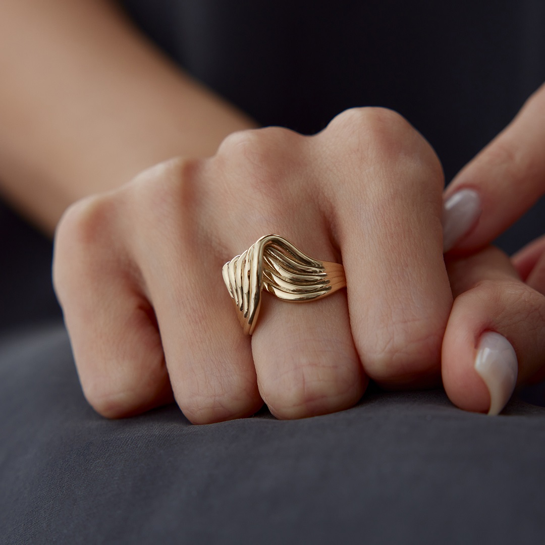 Vintage Kıvrım Yüzük - 1