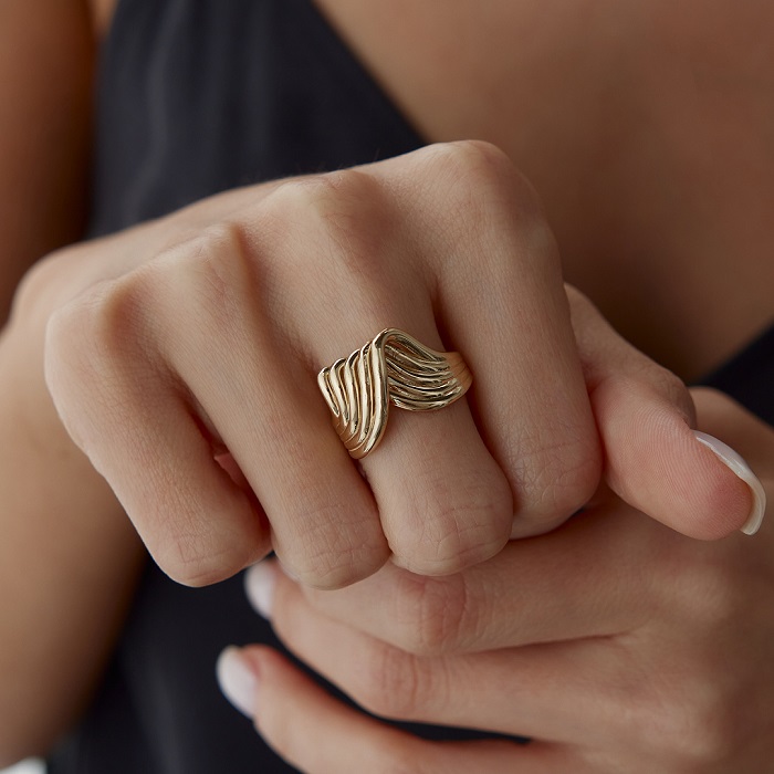 Vintage Kıvrım Yüzük - 3