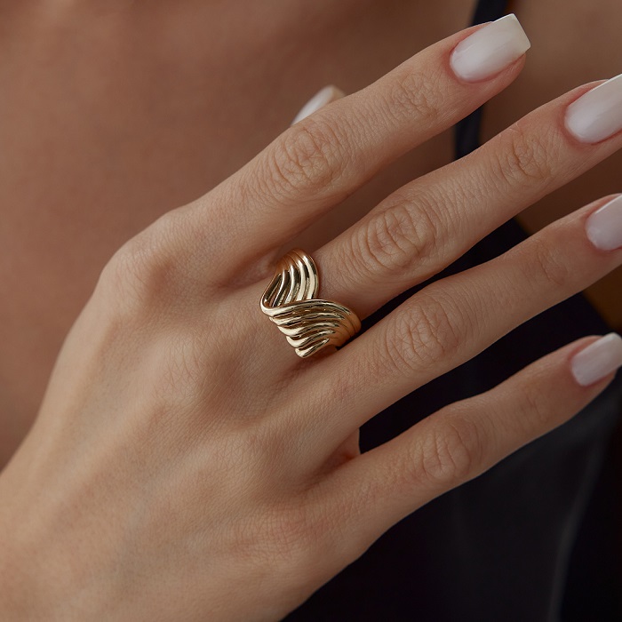 Vintage Kıvrım Yüzük - Mazi (1)