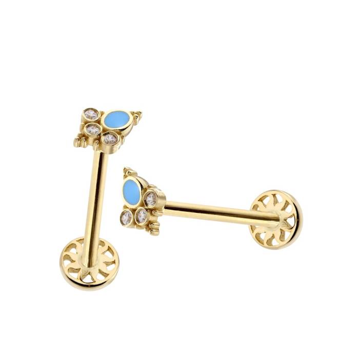 Vintage Mavi Mine Model Tragus Piercing - 2