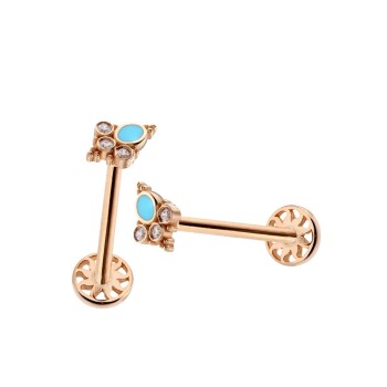 Vintage Mavi Mine Model Tragus Piercing - 3