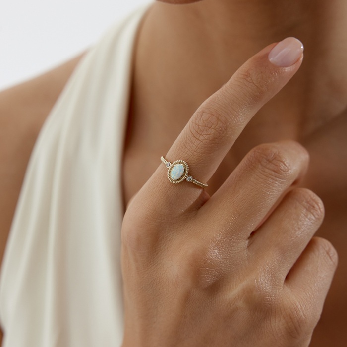 Vintage Opal Yüzük - Cemart (1)