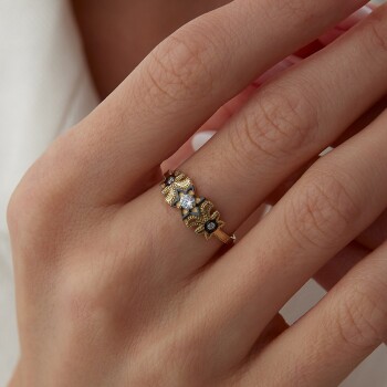 Vintage Star Yüzük - Alen (1)