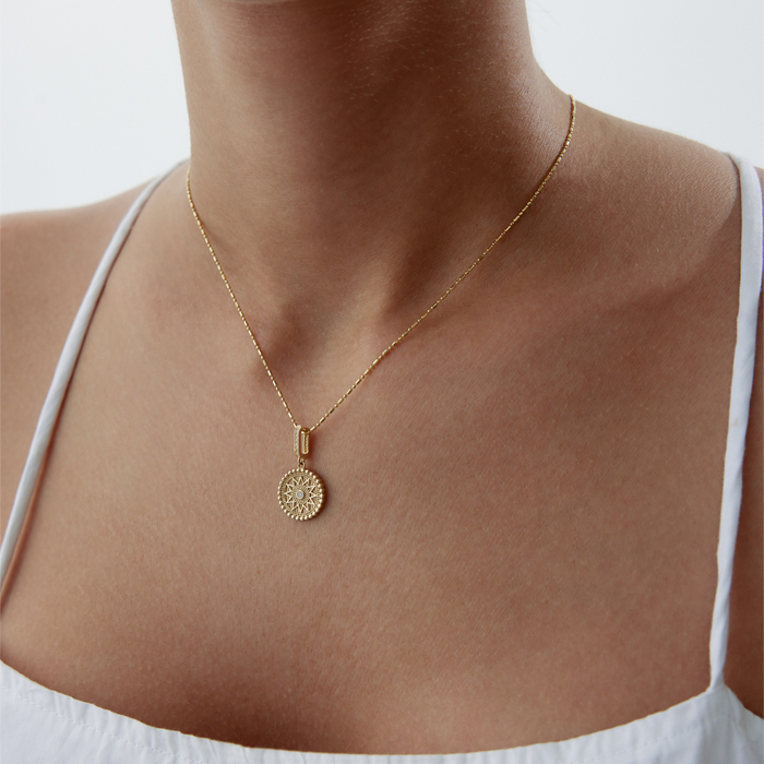 Vintage Sun Kolye - RİTİM (1)