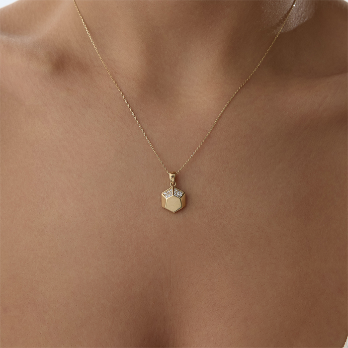 Vionne Taşlı Kolye - Koçak