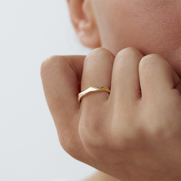 Wave Faset Yüzük - 3