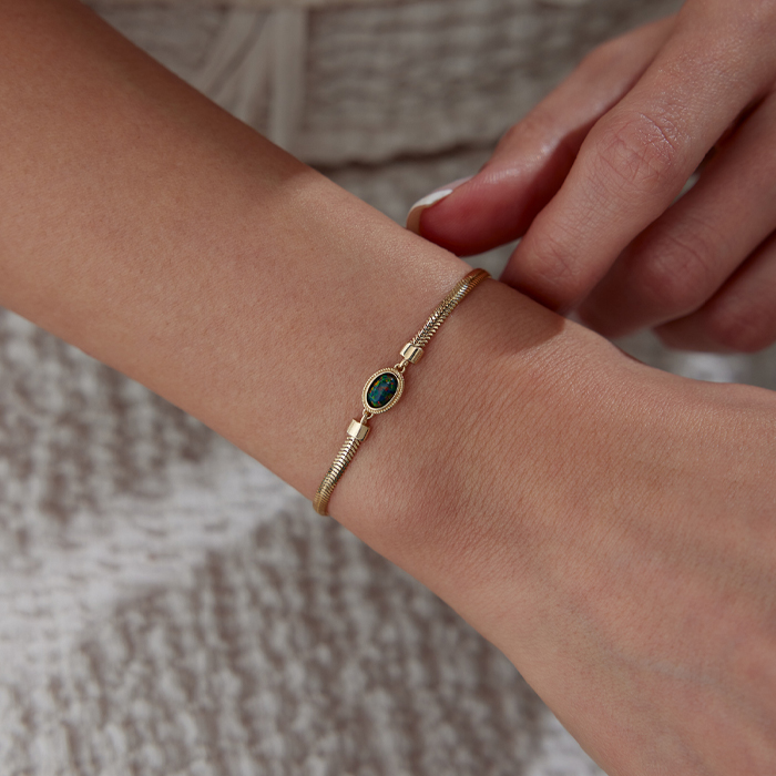 Welo Opal Balıksırtı Bileklik - Koçak