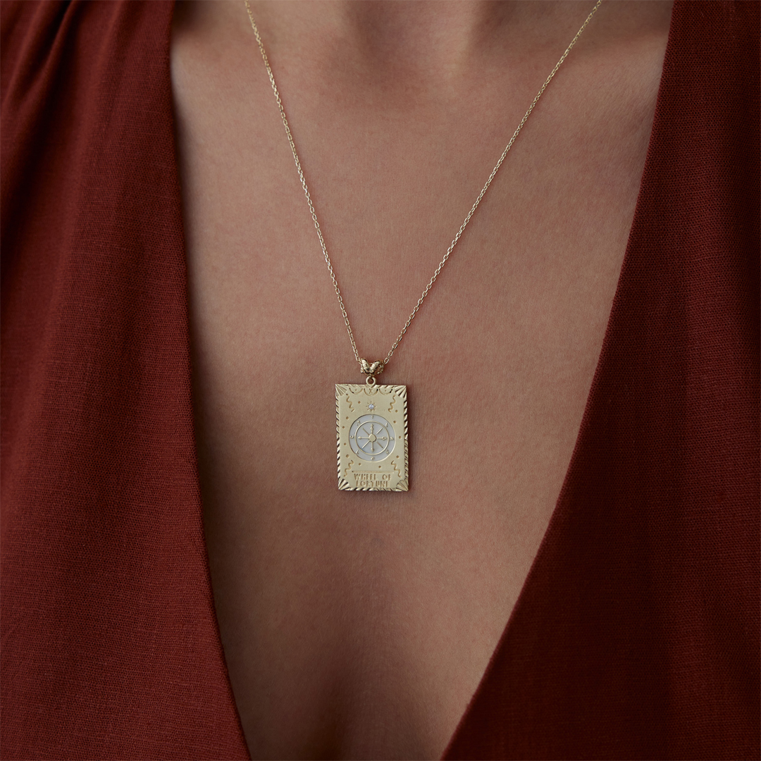 Wheel Of Fortune Tarot Kolye - 1