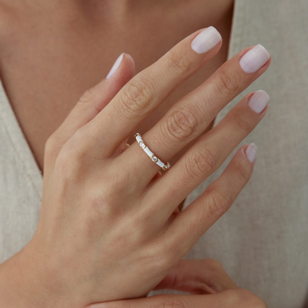 White Kemik Yüzük - 3