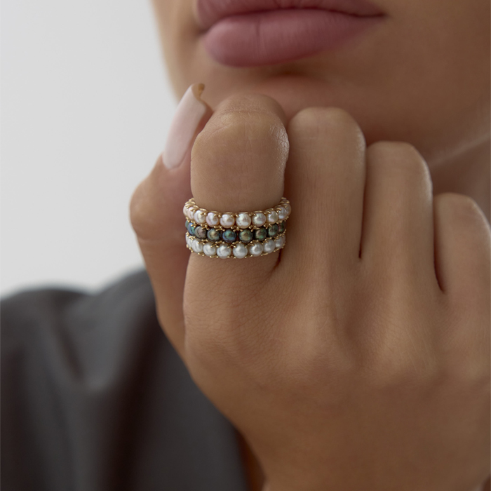 White Pearl Yüzük - 4