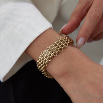 Wide Kordon Bileklik - Milan