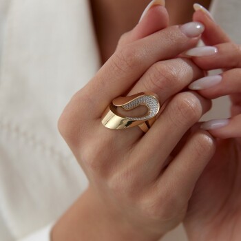 Wind Bold Yüzük - Koçak