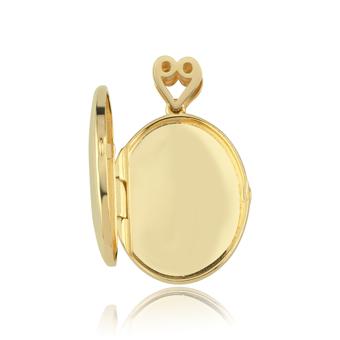 X Large Oval Kapaklı Kolye Ucu - Ador (1)