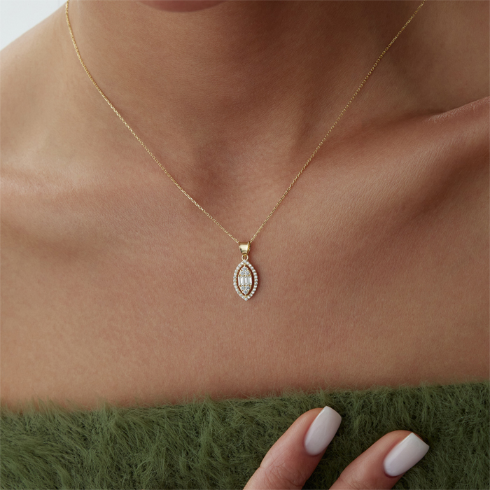 Yaprak Baget Kolye - Koçak (1)