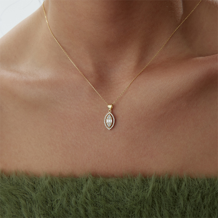 Yaprak Baget Kolye - Koçak