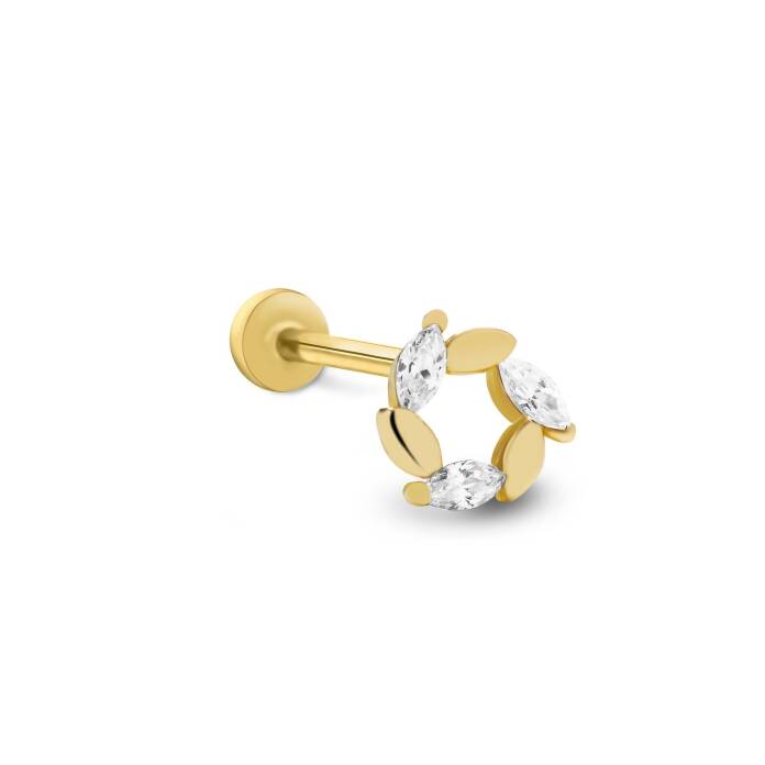 Yaprak Markiz Tragus Piercing - 1