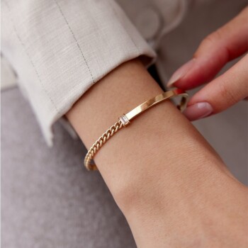 Yarı Gurmet Yarı Düz Bagetli Kelepçe - Mazi (1)