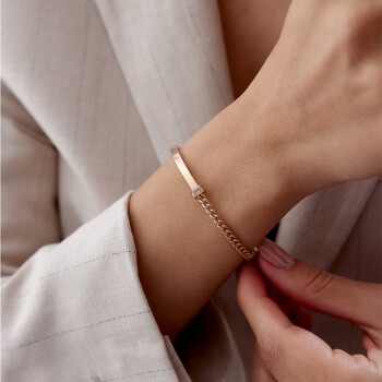 Yarı Gurmet Yarı Düz Bagetli Kelepçe - Mazi