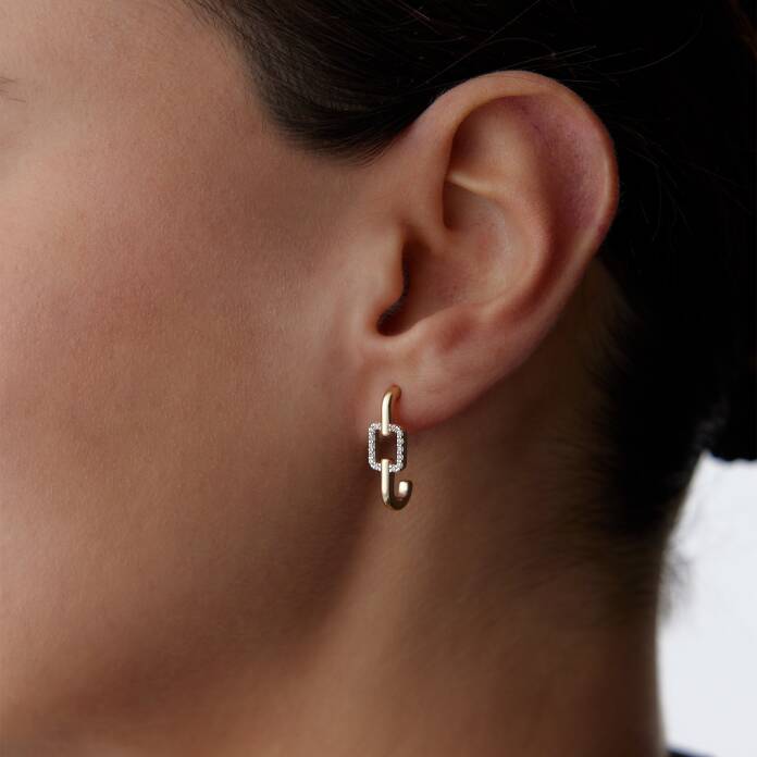 Yarım Ataç Küpe - 1