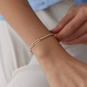 Yarım Su Yolu Ataç Bileklik - Cemart (1)